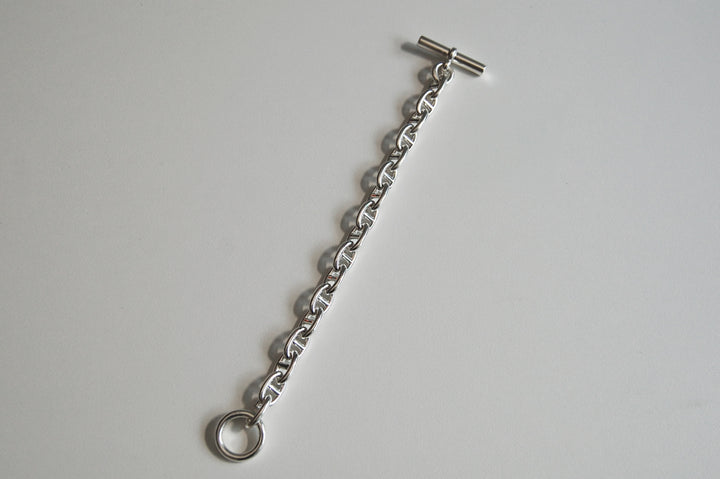 HERMES(エルメス) シェーヌダンクル MM 17 Silver H101994B 00017 鑑定書付き ブレスレット