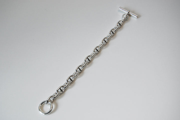 HERMES(エルメス) シェーヌダンクル mm 18 Silver H101994B 00018 鑑定書付き