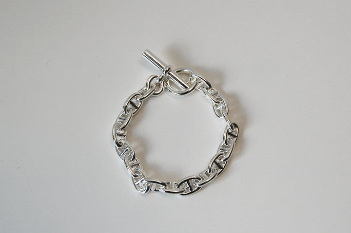 HERMES(エルメス) シェーヌダンクル mm 18 Silver H101994B 00018 鑑定書付き