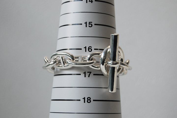 HERMES(エルメス) シェーヌダンクル TGM 11 Silver H101995B 00011 鑑定書付き ブレスレット