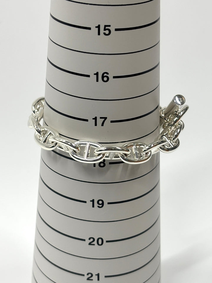 HERMES エルメス シェーヌダンクルブレスレット MM17コマ