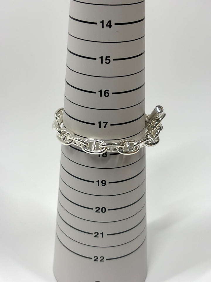 HERMES エルメス シェーヌダンクルブレスレット MM17コマ