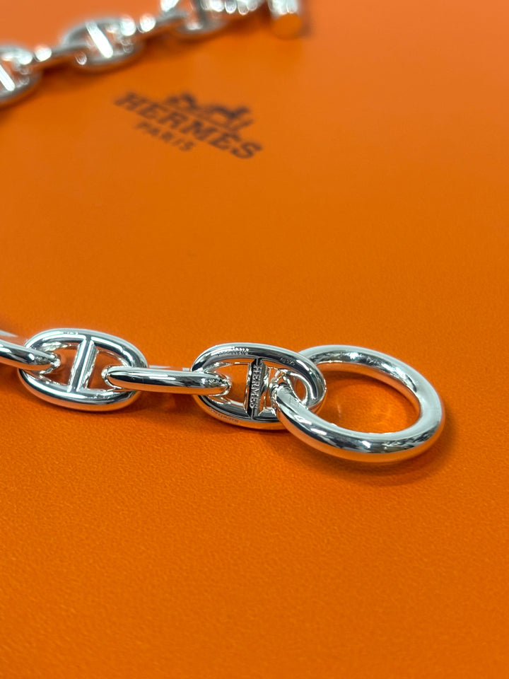 HERMES エルメス シェーヌダンクルブレスレット MM17コマ