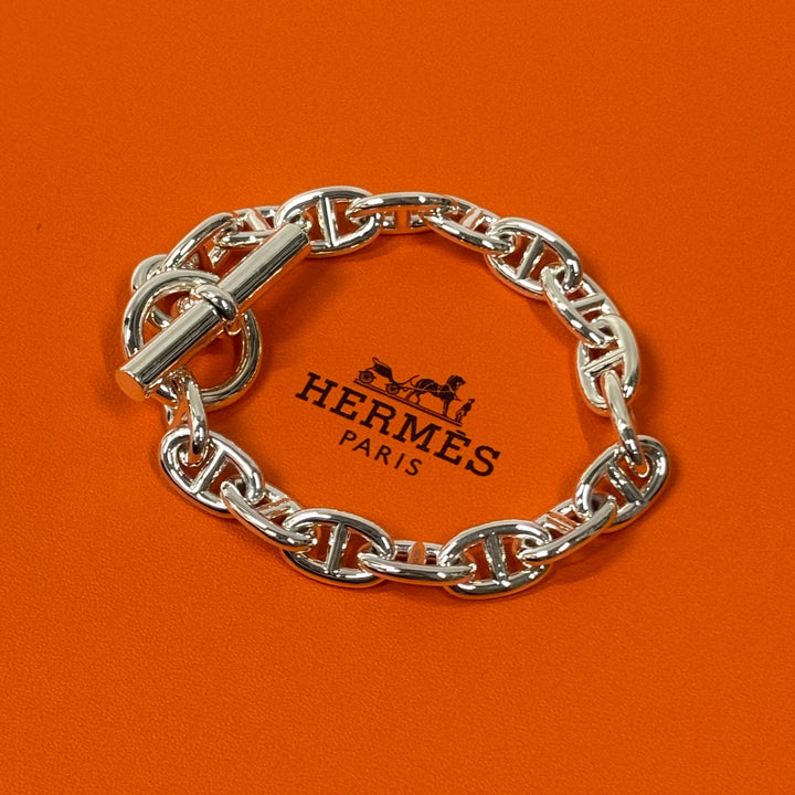 HERMES エルメス シェーヌダンクル ブレスレット MM17コマ