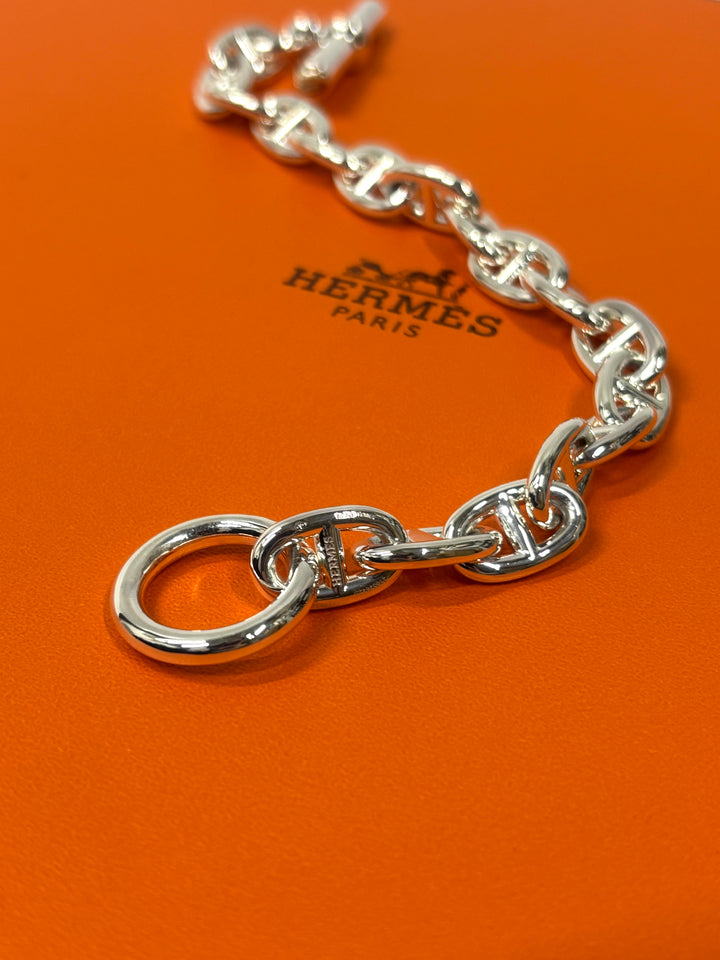 HERMES エルメス シェーヌダンクル ブレスレット MM17コマ