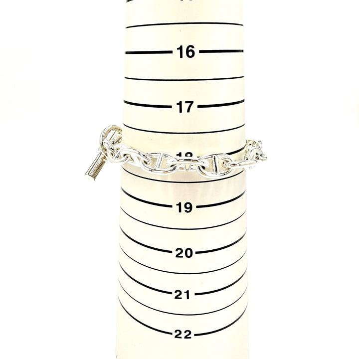 エルメス HERMES シェーヌダンクル ブレスレット MM17コマ