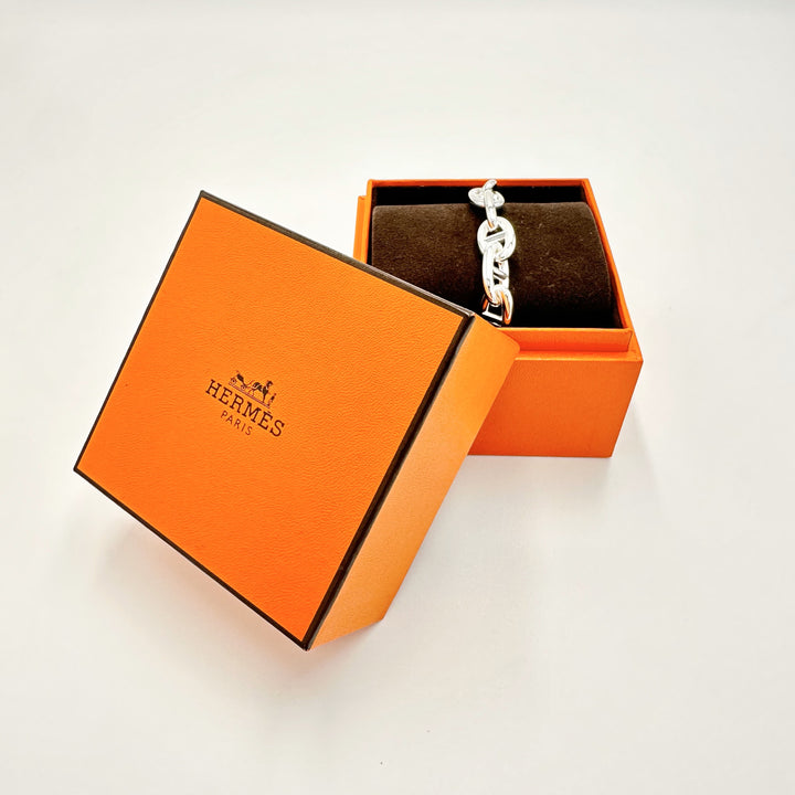 エルメス HERMES シェーヌダンクル ブレスレット GM12コマ