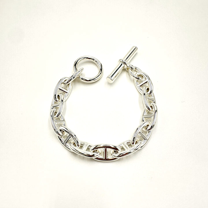 エルメス HERMES シェーヌダンクル ブレスレット GM12コマ