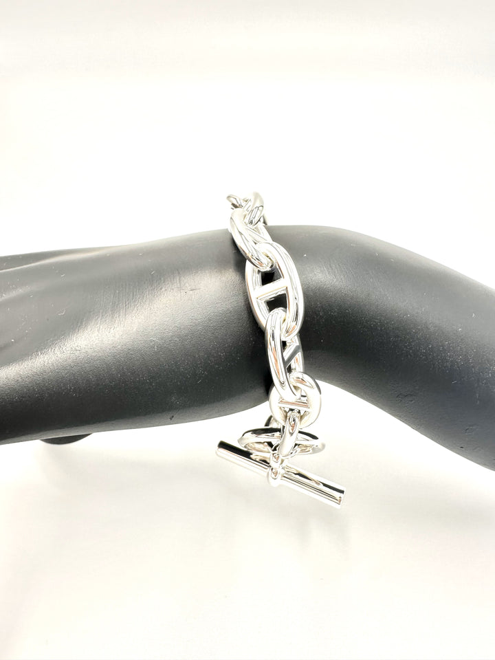 エルメス HERMES シェーヌダンクル ブレスレット GM12コマ