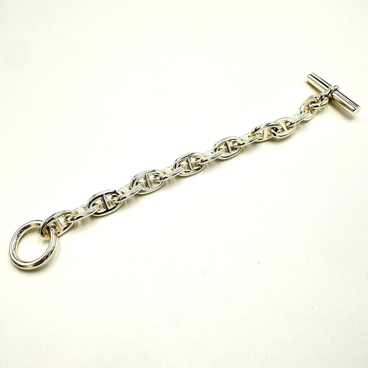 エルメス HERMES シェーヌダンクル ブレスレット MM14コマ