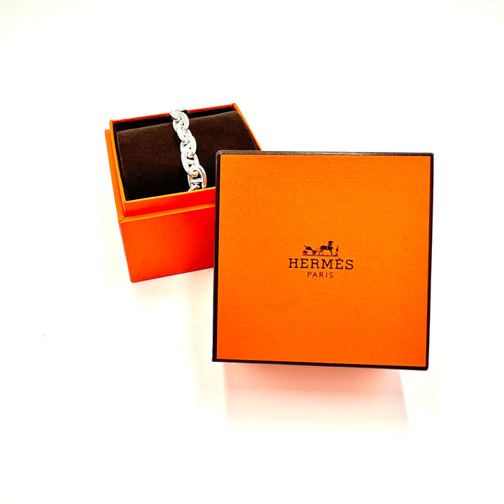 エルメス HERMES シェーヌダンクル ブレスレット MM14コマ