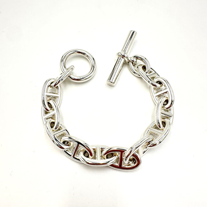 エルメス HERMES シェーヌダンクル ブレスレット TGM12コマ