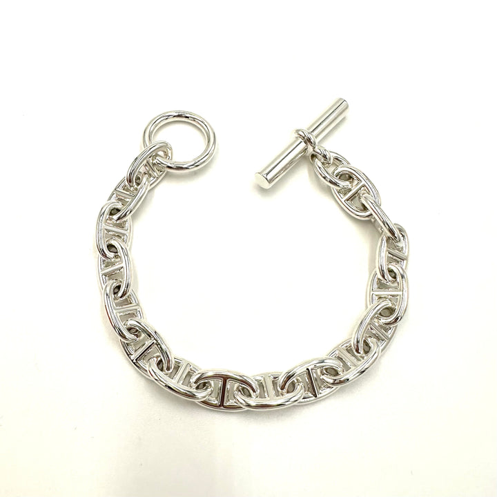 エルメス HERMES シェーヌダンクル ブレスレット MM16コマ