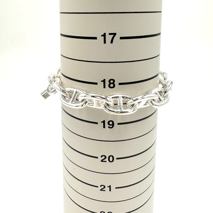 エルメス HERMES シェーヌダンクル ブレスレット MM16コマ