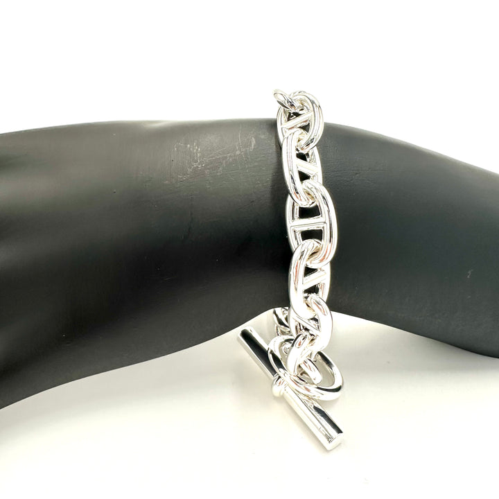 エルメス HERMES シェーヌダンクル ブレスレット MM16コマ