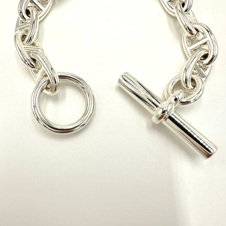 エルメス HERMES シェーヌダンクル ブレスレット MM13コマ