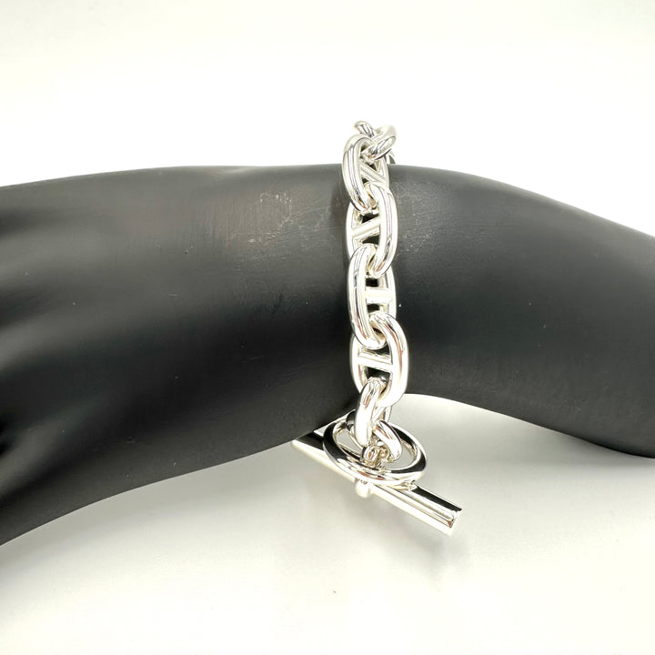 エルメス HERMES シェーヌダンクル ブレスレット MM13コマ