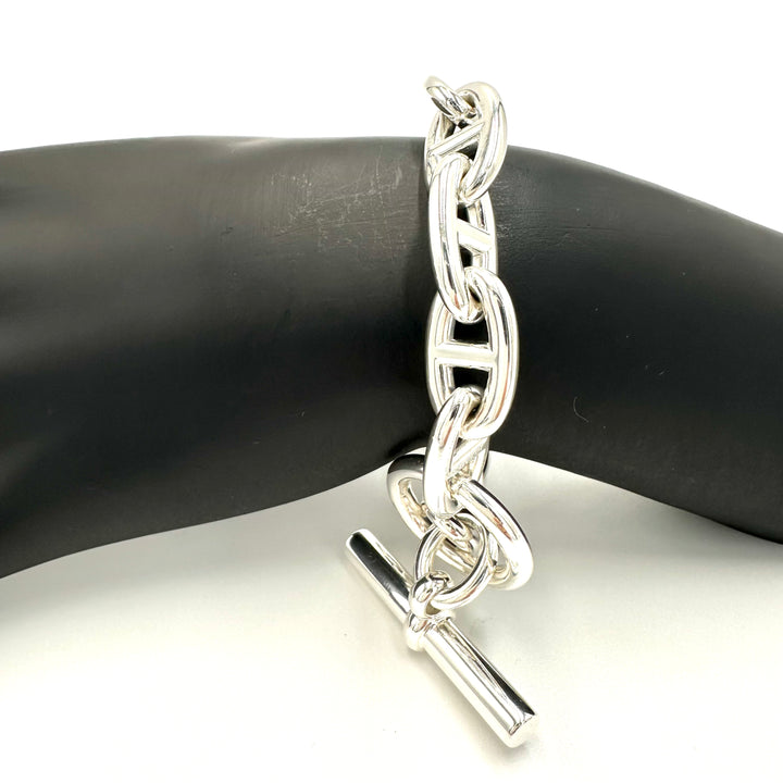 エルメス HERMES シェーヌダンクル ブレスレット GM12コマ