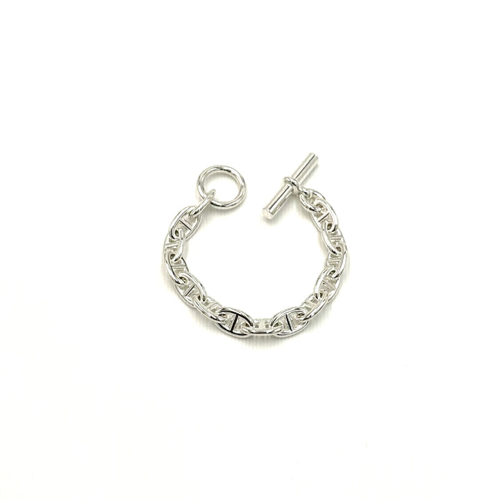 HERMES エルメス シェーヌダンクル ブレスレット MM 14コマ