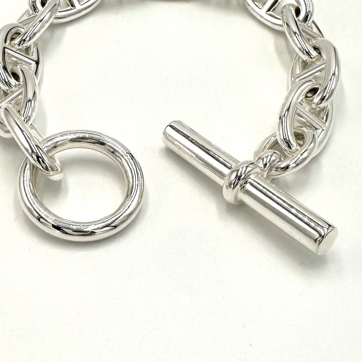 エルメス シェーヌダンクル ブレスレット GM12コマ 鑑定書付き