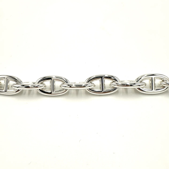 エルメス シェーヌダンクル ブレスレット GM12コマ 鑑定書付き