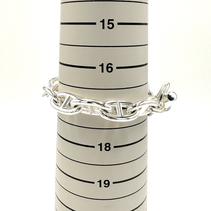 エルメス シェーヌダンクル ブレスレット GM12コマ 鑑定書付き