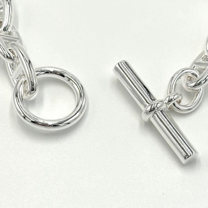 エルメス シェーヌダンクル  GM14コマ ブレスレット