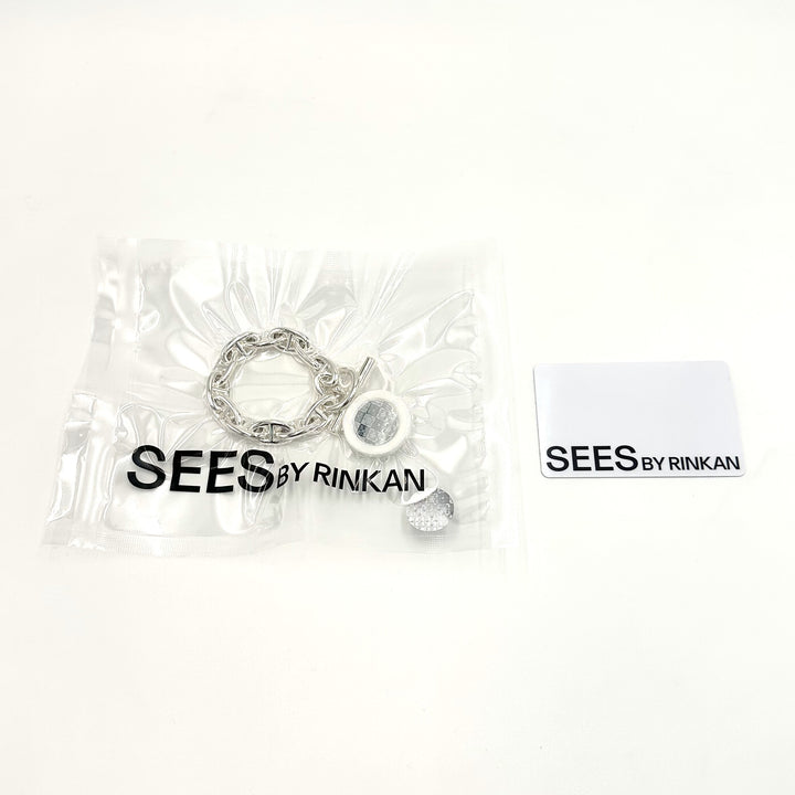 エルメス シェーヌダンクル ブレスレット GM12コマ 鑑定書付き