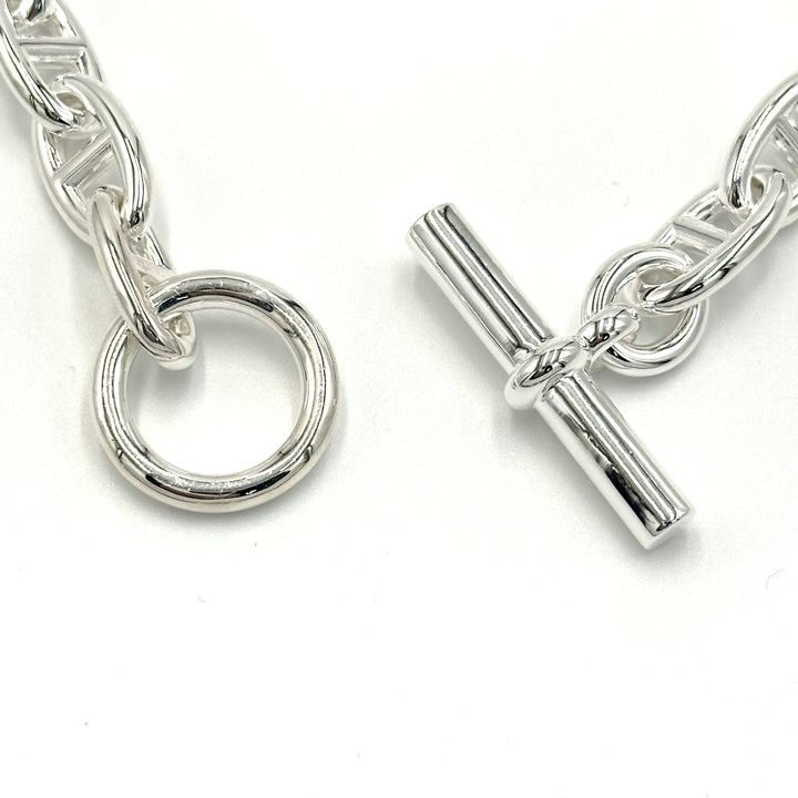 HERMES エルメス シェーヌダンクル ネックレス GM29コマ