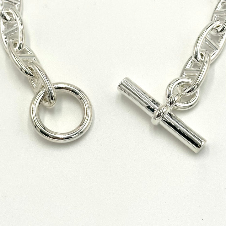 HERMES エルメス シェーヌダンクル ネックレス GM29コマ