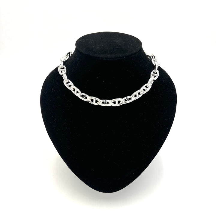 HERMES エルメス シェーヌダンクル ネックレス GM29コマ