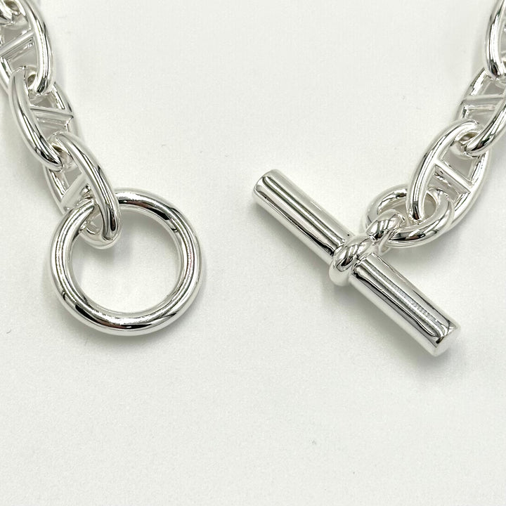 HERMES エルメス シェーヌダンクル ネックレス GM29コマ