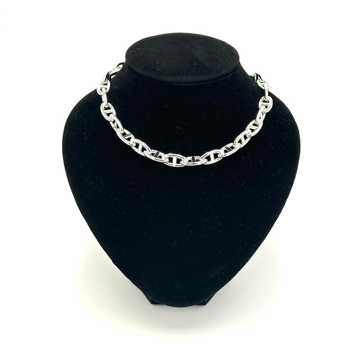 HERMES エルメス シェーヌダンクル ネックレス GM29コマ