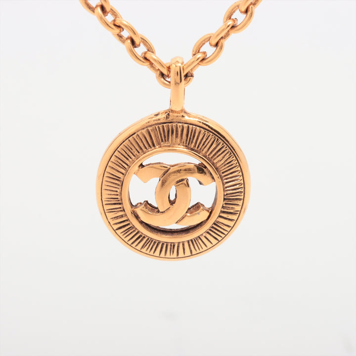 シャネル サークルココ 3848 ネックレス GP ゴールド