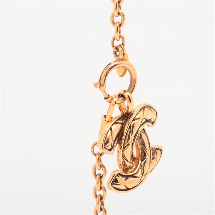 シャネル ココマーク マトラッセ 3856 ネックレス GP ゴールド