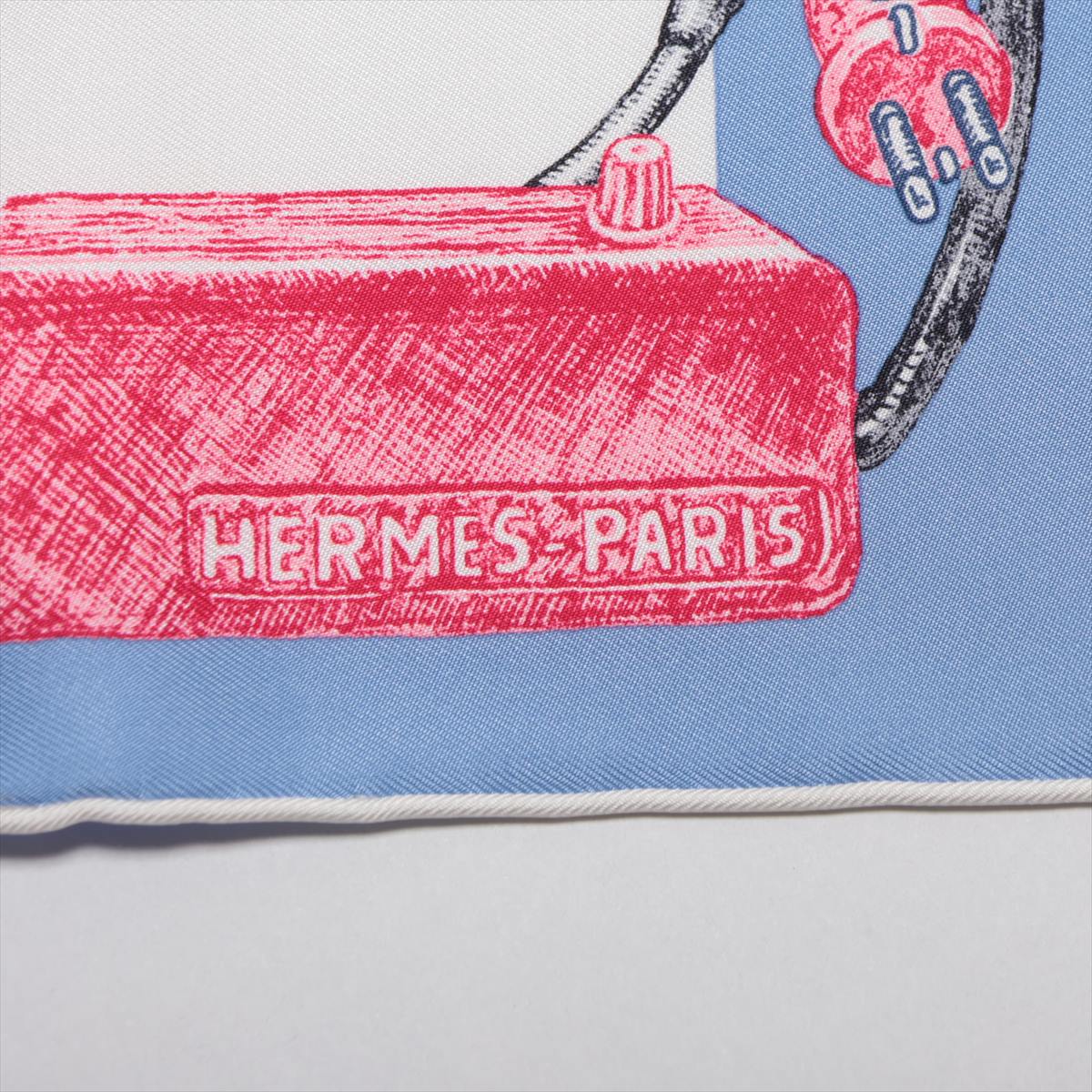 エルメス HERMES カレ45 シュヴァロスコープ ネオン スカーフ