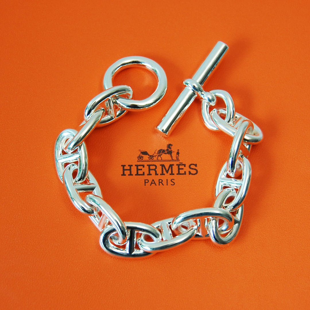 HERMES（エルメス） シェーヌダンクル TGM 12 Silver H101995B 00012 鑑定書付き