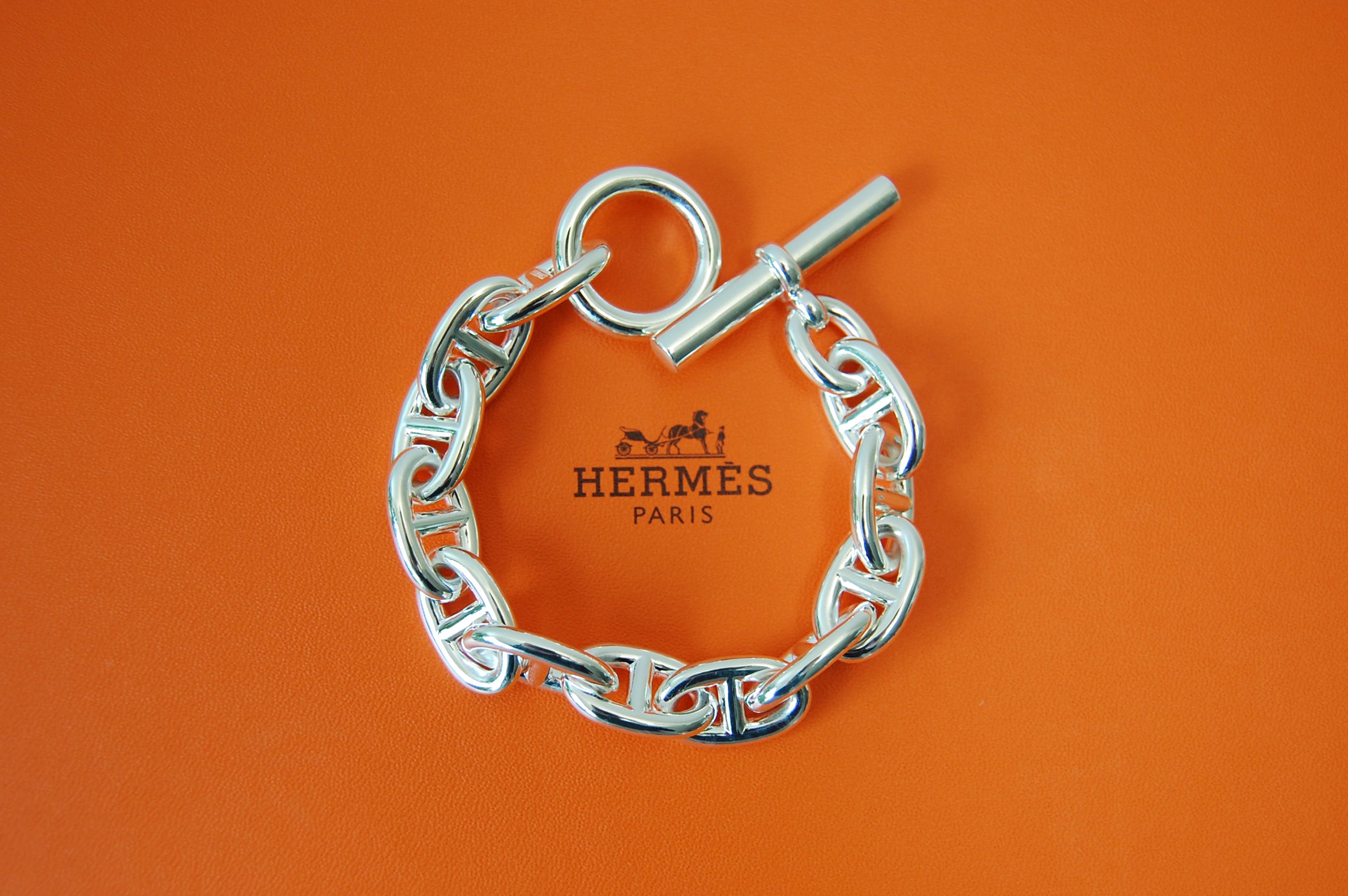 HERMES（エルメス） シェーヌダンクル TGM 12 Silver H101995B 00012 鑑定書付き