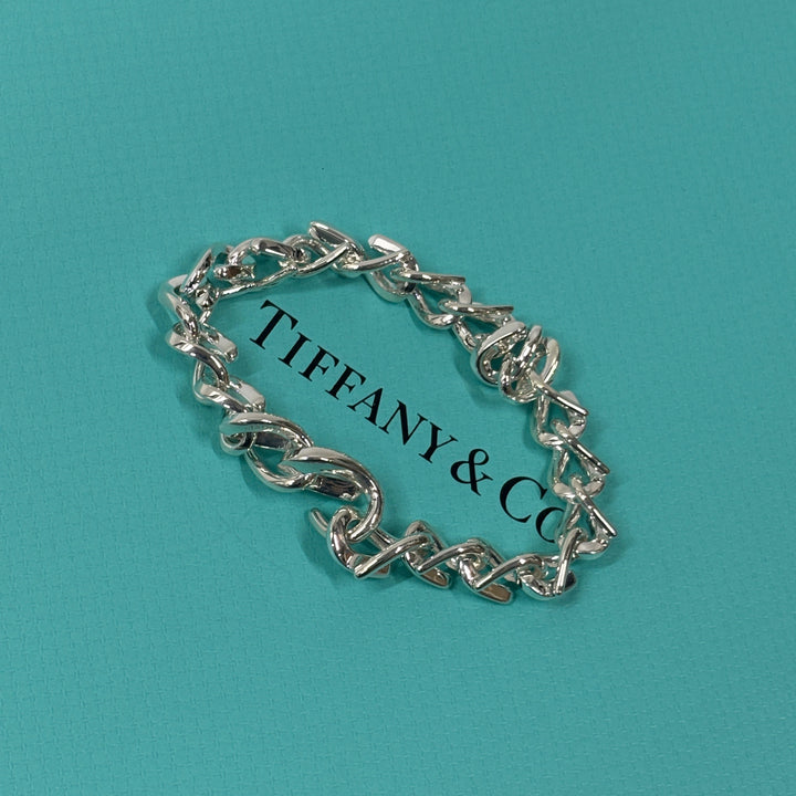 Tiffany ティファニー フォージミディアムリンクブレスレット M 20コマ