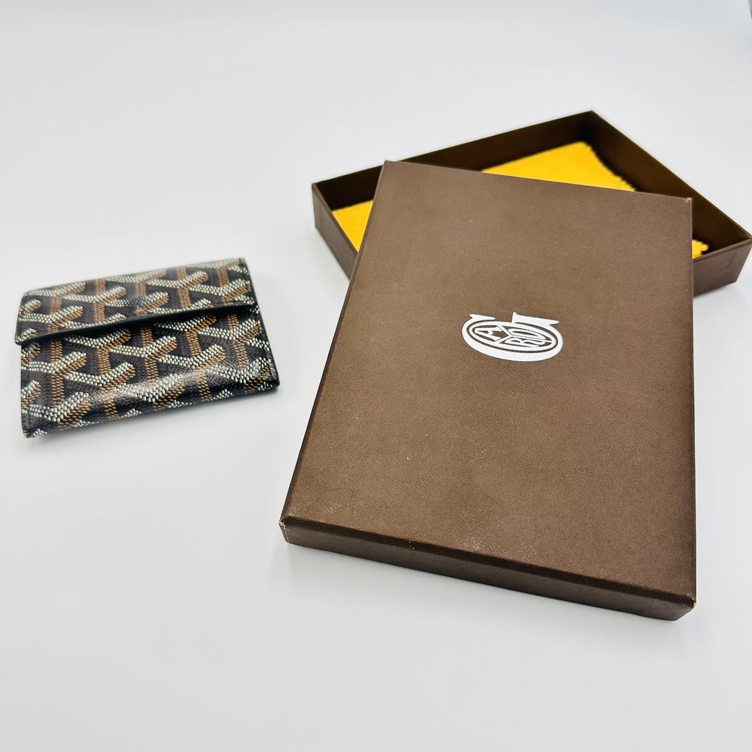 【ほぼ未使用】ゴヤール GOYARD マリニーウォレット レザー コインケース ブラック