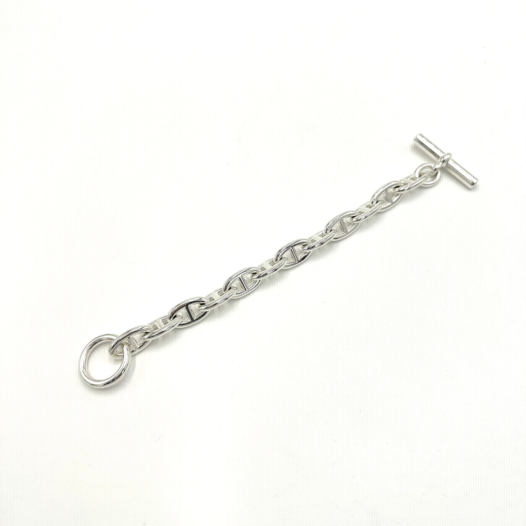 エルメス HERMES シェーヌダンクル ブレスレット GM12コマ – Brandar エルメス HERMES シェーヌダンクル ブレスレット GM12コマ – Brandar