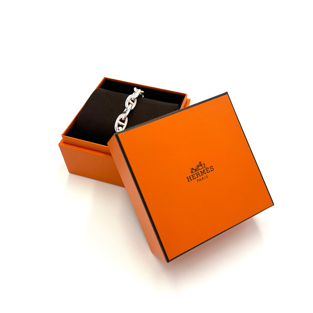 HERMES エルメス シェーヌダンクル ブレスレット GM 12コマ – Brandar HERMES エルメス シェーヌダンクル ブレスレット GM 12コマ – Brandar