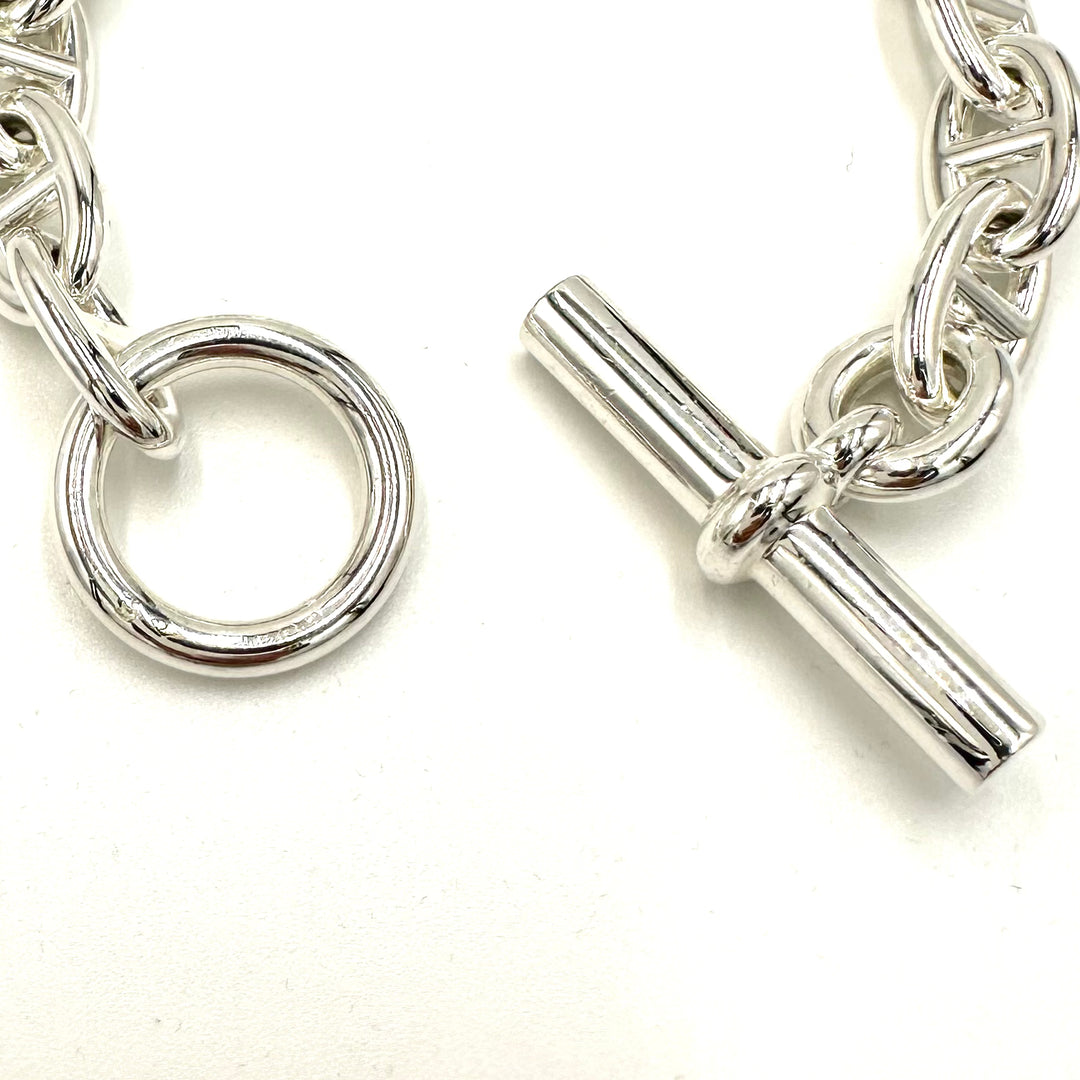 HERMES エルメス シェーヌダンクル ブレスレット MM 14コマ – Brandar HERMES エルメス シェーヌダンクル ブレスレット MM 14コマ – Brandar