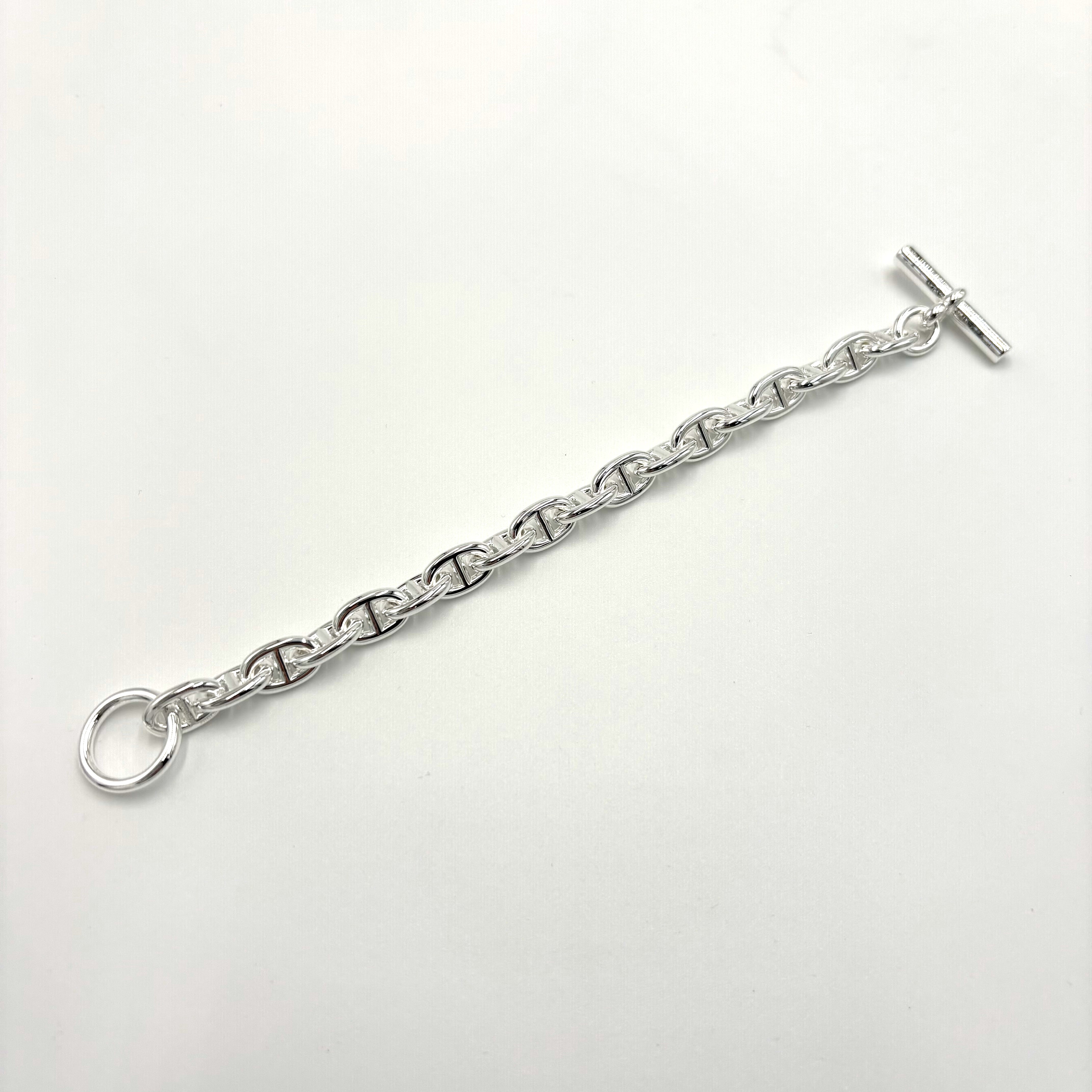 HERMES エルメス シェーヌダンクル PM18コマ ブレスレット