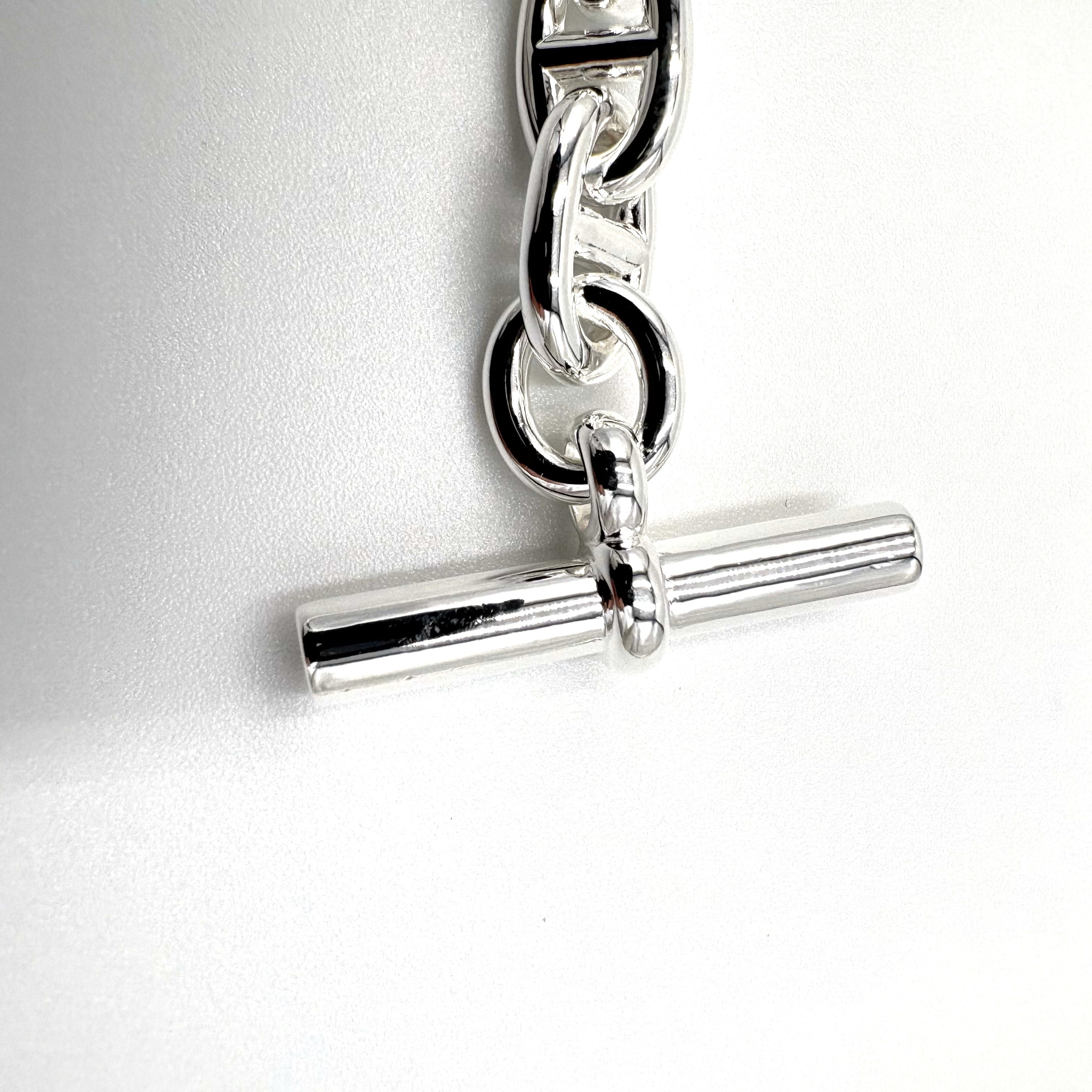 HERMES エルメス シェーヌダンクル PM18コマ ブレスレット – Brandar