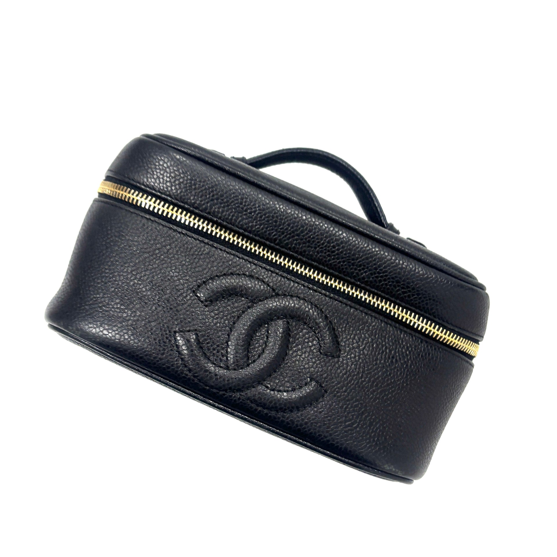 シャネル CHANEL ココマーク バニティポーチ キャビアスキン – Brandar 
